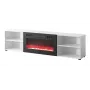 RTV-kapp POLO 200x33x50.5 valge + kamin must