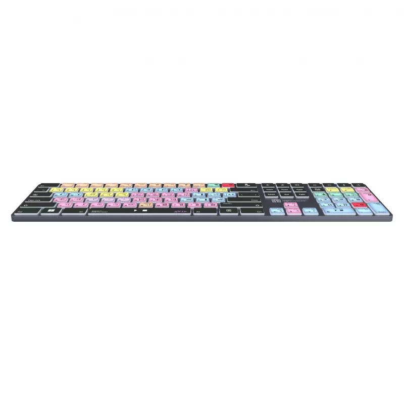 Mehaanilise stiiliga täissuuruses klaviatuur LogicKeyboard LKB-PT-TPC, USB + Bluetooth, QWERTZ saksa keel, Must