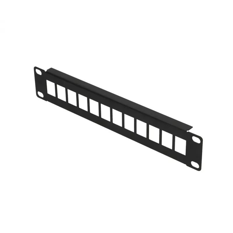 Patch panel Extralink 12-pordiline UTP 10-tolline metallkorpuses, must