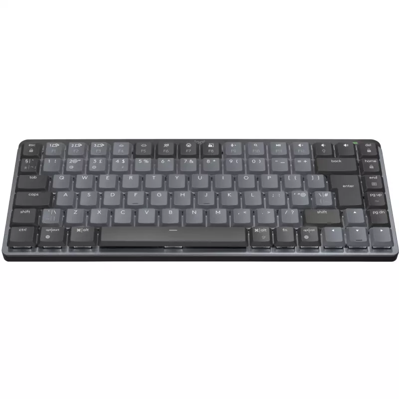 Logitech MX Mechanical Mini traadita valgustatud klaviatuur - Graphite - UK - EMEA (920-010779)