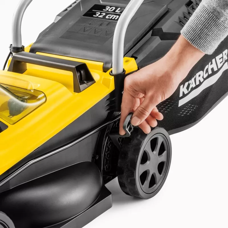 Akutoitel muruniiduk KARCHER LMO 2-18 (1.445-400.0) Must, Kollane