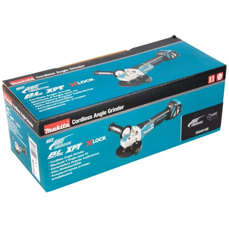 Makita DGA519Z - nurklihvija - juhtmevaba - 125 mm - akuta - 18 V (DGA519Z)