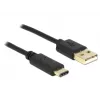 USB-kaabel DeLOCK 2m USB2.0-A/USB2.0-C Must
