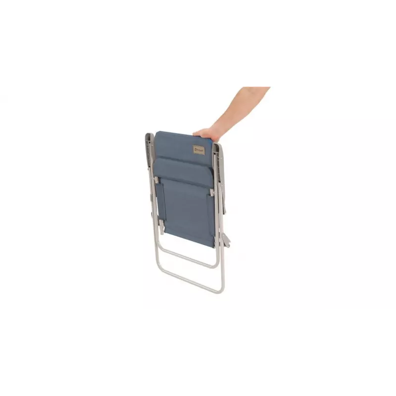 Matkatool Outwell Blackpool Ocean Blue — kahe jalaga kokkupandav tool, maksimaalne koormus 120 kg, 3,3 kg, 55 cm lai