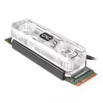 Alphacool HDX Apex M.2 2280 SSD vesijahuti, akrüül aRGB
