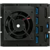 SilverStone SST-FS304-12G väline 3,5-tolline korpus, 4 pesa - must