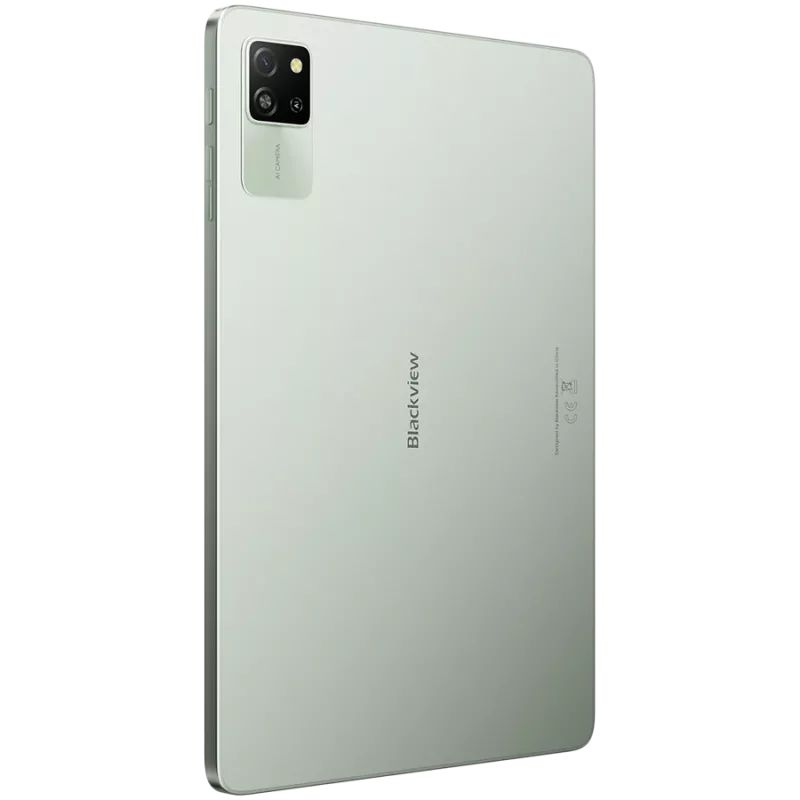 Blackview Tab 60 WiFi 4GB/128GB, 10.1-tolline HD IPS 800x1340, Kaheksatuumaline 1,8 GHz, 5MP esi-/8MP tagakaamera, aku 5100 mAh, USB Type-C, Android 14, roheline