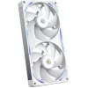 NZXT F280X RGB 140mm ARGB korpuse ventilaatorid – valge, 2-pack