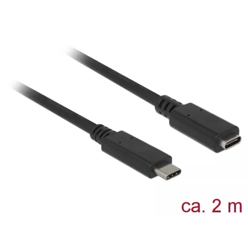 USB-kaabel DeLOCK SuperSpeed USB 3.2 Gen 1 2 m USB-C must
