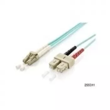 Equip LC/SC fiiberoptiline ühenduskaabel, OM3, 5.0m, 5 m, OM3, LC, SC