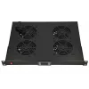 Ventilaatoripaneel Extralink 19 tolli 4 ventilaatorit termostaadiga