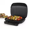 Elektri grill Petra PT4366MBLKVDE must, mittenakkuva pinnaga ja reguleeritava temperatuuriga