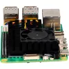 Joy-IT RB-heatsink5 jahutusradiaatorite komplekt, must (RB-heatsink5)