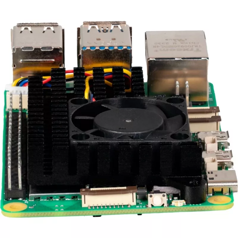 Joy-IT RB-heatsink5 jahutusradiaatorite komplekt, must (RB-heatsink5)