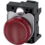 Siemens 3SU1106-6AA20-3AA0 häirevalgusindikaator Punane