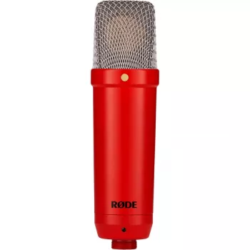 Stuudiokondensaator mikrofon RØDE NT1 Signature Red — kardioidne, 20–20000 Hz, -32 dB tundlikkus, XLR (3 kontaktiga), 313 g