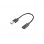 USB-kaabel Lanberg AD-UC-UA-03 USB 3.2 Gen 1 0,15 m
