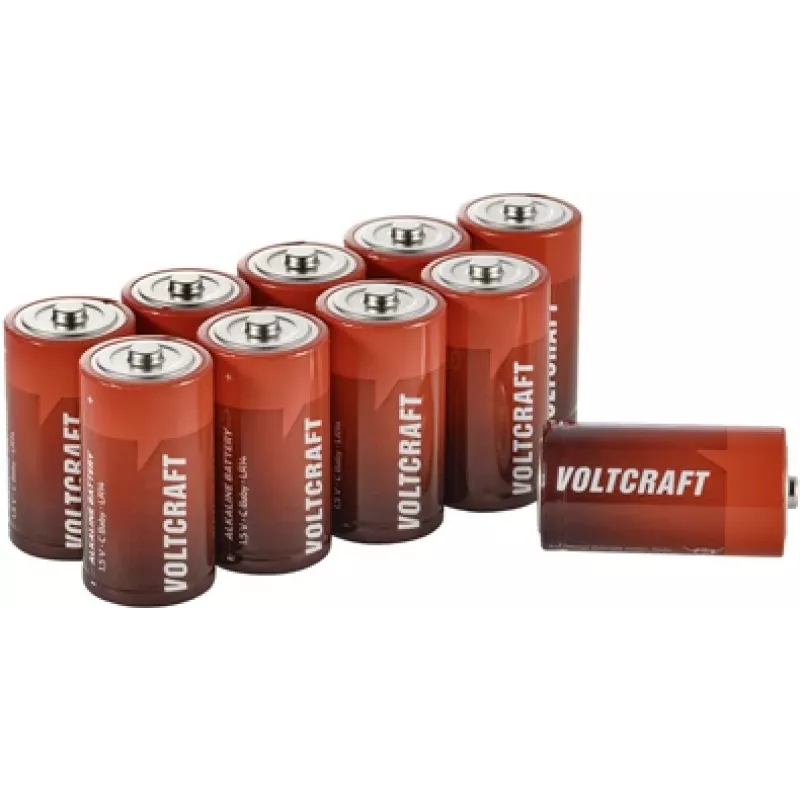 VOLTCRAFT Industrial LR14 Baby (C)-patarei leelis-mangaan 8000 mAh 1,5 V 10 tk (VC-14066395)