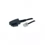 ShiverPeaks S-Impuls 70105 lame telefonikaabel 15 m TAE-F kuni RJ-10 must isane-isane