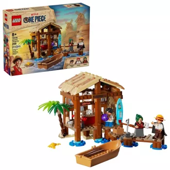 LEGO ehituskomplekt One Piece 75636 Tuuliku külaonn, 299 osa, 3 minifiguuri, 8+ aastat