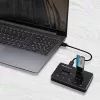Qoltec 50310 Drive dokkimisjaam 2x SSD M.2 SATA NGFF USB Type C