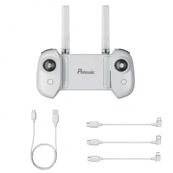 Laadimis- ja OTG-kaablikomplekt Potensic drooni puldile BRDRC poolt — USB laadimiskaabel pluss 3 OTG-adapterkaablit