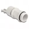Kaablitihend M28 DELOCK, plastik, hall, kaablisidemega kinnitusega, 1 tk