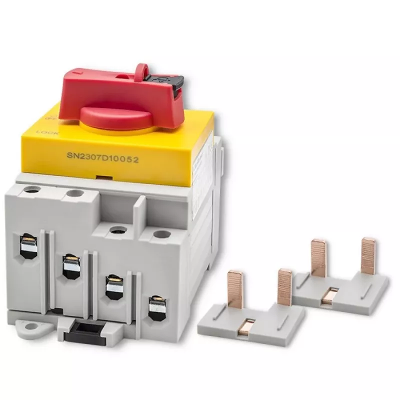 Qoltec 52611 DC isolaator lukustusfunktsiooniga | Pealüliti | 1200V | 32A | 8kV | 4P