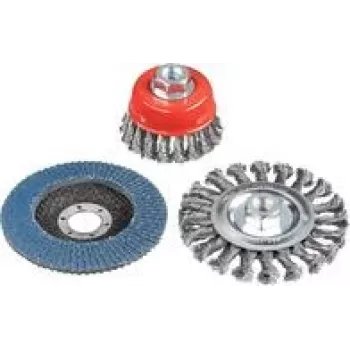 Traatharjakomplekt nurklihvijale KWB 597510, 3 tk