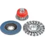 Traatharjakomplekt nurklihvijale KWB 597510, 3 tk