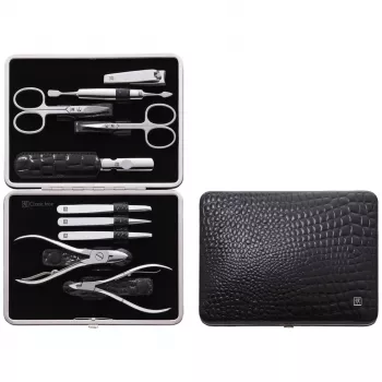 Maniküüri-pediküüri tööriistakomplekt ZWILLING 97509-004-0 Roostevaba teras Must