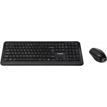Targus AKM610UK klaviatuur Hiir kaasas Universaalne RF Juhtmevaba QWERTY Inglise Must