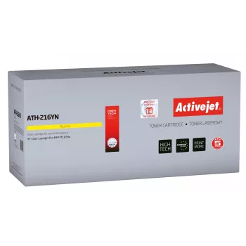 Tonerikassett ActiveJet ATH-216YN kollane, ühilduv HP 216A (W2412A), 850 lehekülge, üksikpakend