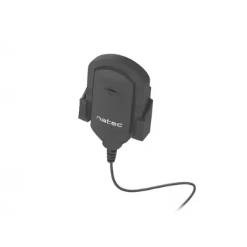 Klambriga mikrofon NATEC NMI-1352, juhtmega 3,5 mm, tundlikkus -58 dB, 50–16000 Hz, 1,8 m kaabel, 20 g