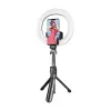 Selfie-statiiv Puluz TBD0595696701A integreeritud LED-valgusringiga