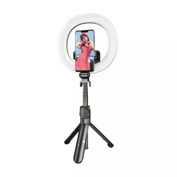 Selfie-statiiv Puluz TBD0595696701A integreeritud LED-valgusringiga