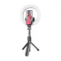 Selfie-statiiv Puluz TBD0595696701A integreeritud LED-valgusringiga