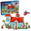 LEGO komplekt Disney 43268 rannamaja — modulaarne majaehitus, 834 tk, 5 minifiguuri, vanus 9+