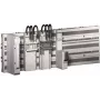 Adapter Rittal 9635.210 elektrikilpidele, polüamiidkorpus, helehall, 45 mm lai