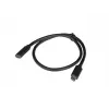 USB-C-USB-C-kaabel LANBERG CA-USBE-20CC-0005-BK, USB 3.2 Gen 1 (5 Gbit/s), 0,5 m, must