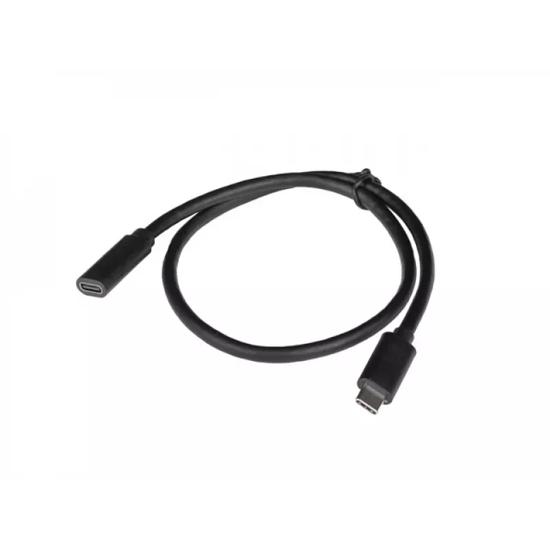 USB-C-USB-C-kaabel LANBERG CA-USBE-20CC-0005-BK, USB 3.2 Gen 1 (5 Gbit/s), 0,5 m, must