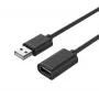 Pikenduskaabel Unitek Y-C428GBK USB 2.0, Am-af