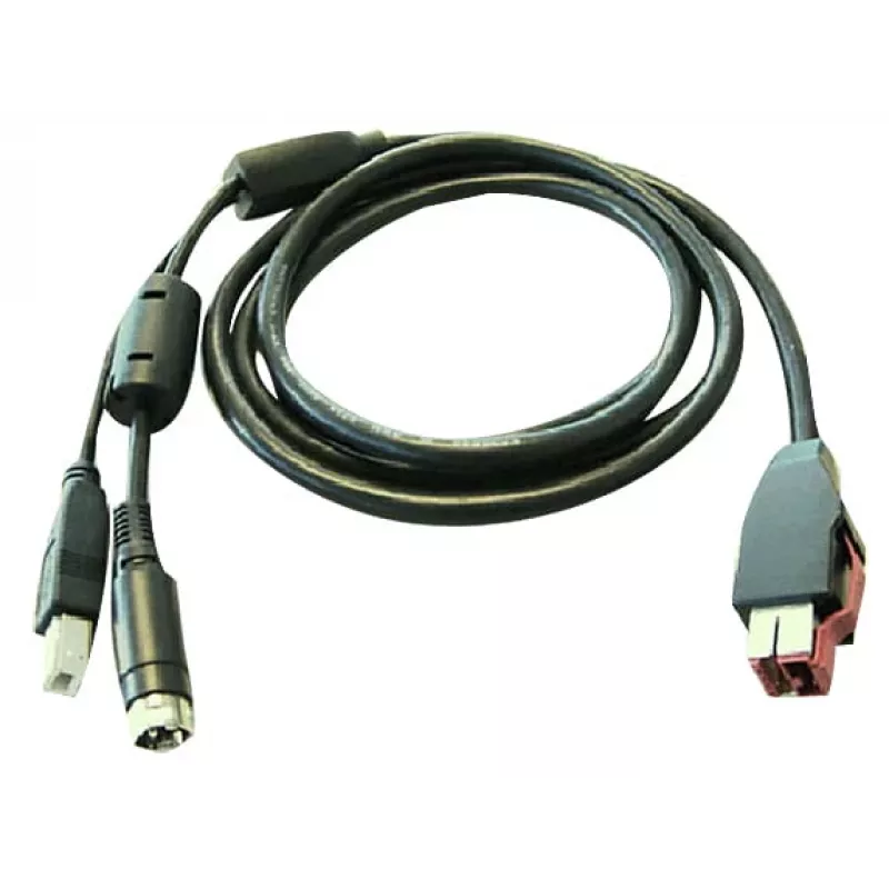 HP - Toitega USB-kaabel - Engage termoprinterile, Engage One'ile, RP9 G1 jaemüügisüsteemile (BM477AA)