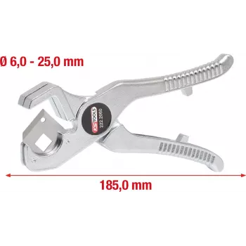 Voolikulõikur KS Tools 222.2060 voolikutele Ø 6–25 mm