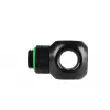 Metallist kiirvabastusliitmik BitsPower BP-MBQR-C arvuti vedelikjahutusele, messing, must