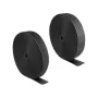 DeLOCK tugev haak-ja-aasaline teip 25m x 50mm must