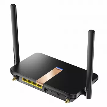 Cudy LT500D traadita ruuter Fast Ethernet Kaheribaline (2,4 GHz / 5 GHz) 4G Must