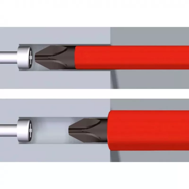 Kruvikeerajate komplekt wiha 41157 LiftUp electric, isoleeritud punane/kollane, 7 osa
