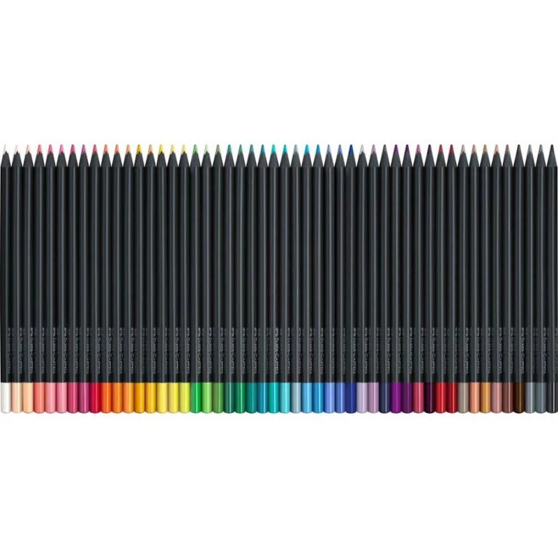 Värvipliiatsid Faber-Castell 116450, mitmevärviline komplekt, 50 tk, pehme südamik, pappkarp