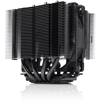 CPU jahuti Noctua NH-D9L CHROMAX.Must — 92 mm ventilaator, 400–2000 p/min, 22,6 dB, mõõdud 95×95×110 mm, kaal 531 g